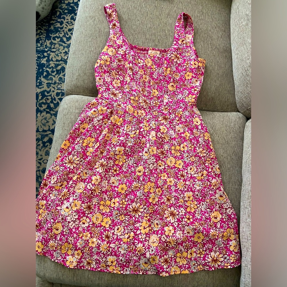 Pink Size Large Corset-Style Mini-Dress